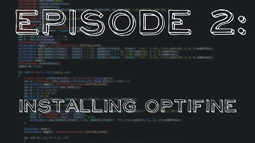 How to code a Minecraft PVP Client: Episode 2 - Installing Optifine