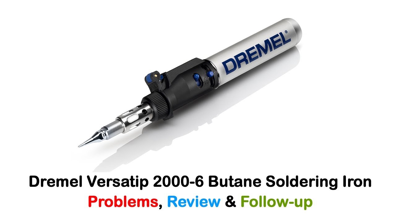 Versatip Butane Soldering Iron Problems, Review & Followup - YouTube