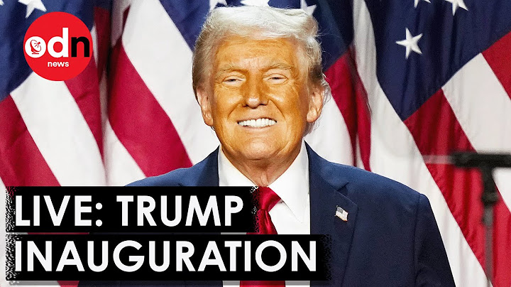 LIVE: Donald Trump Inauguration Day 2025