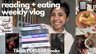 Weekly Vlog Reading Popular Books What I Ate In A Week Getting Sick New Years Day 1