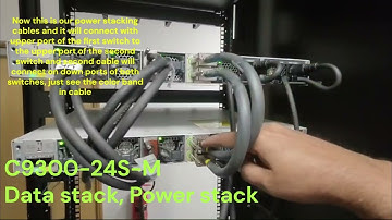 How to stack cisco catalyst C9300
