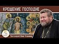 Крещение Господне. Богоявление. Протоиерей Олег Стеняев. Толкование Библии. Толкование Нового Завета