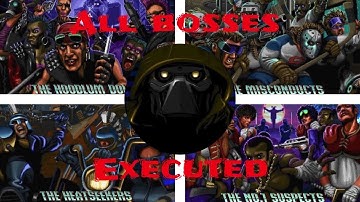 Huntdown - All Bosses Cleared - Playthrough, Walkthrough, Longplay (Played as Mow Man)