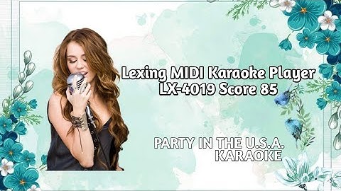 Videoke Score 85 | LX-4019 | Miley Cyrus