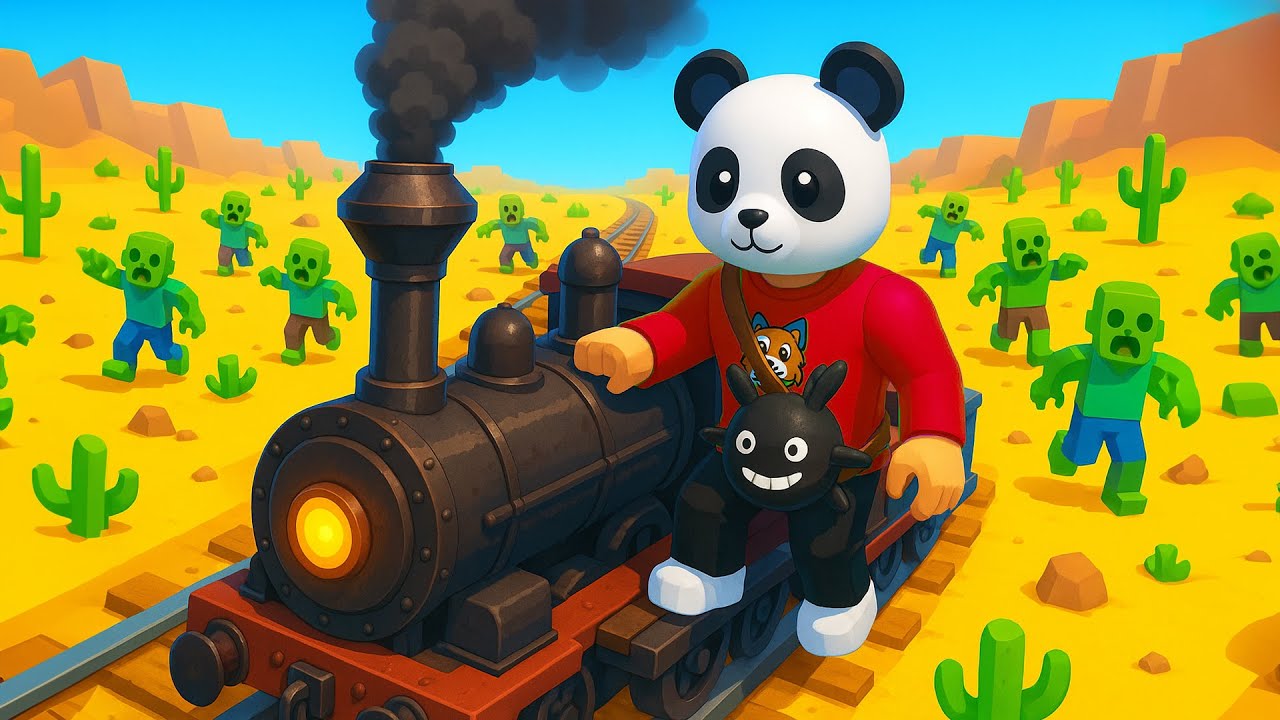 SINGUR cu TRENUL in DESERTUL CONDUS de ZOMBIE! *DEAD RAILS*