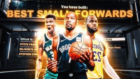 TOP 5 BEST SMALL FORWARD BUILDS IN NBA 2K20!! MOST OVERPOWERED BEST BUILDS!!