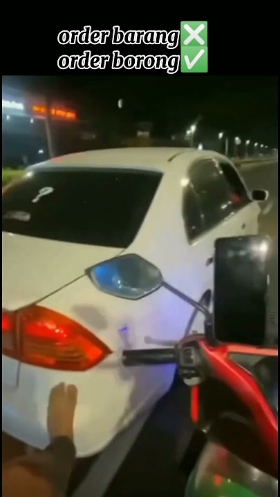 etdah kaga sekalian nyetut kereta napa bang😭