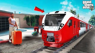 Franklin Travelling In Train For Picnic GTA 5 || Gta 5 Tamil screenshot 4