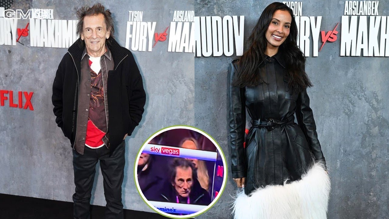 Ronnie Wood and Maya Jama lead the stars at the Tyson Fury vs ...