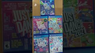 My Collection of All Just Dance Games for the PS4! #Shorts