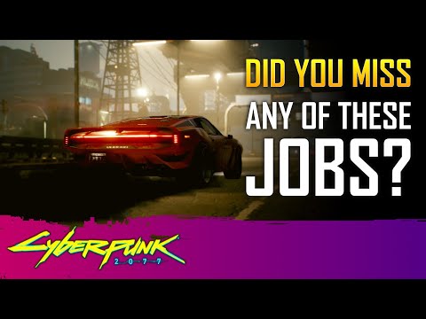 Cyberpunk 2077: Missable Hidden u0026 Time-Sensitive Jobs u0026 Gigs (PRE 1.6)