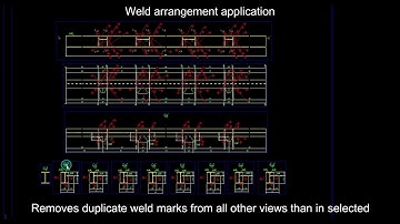 Tekla structures open API - Weld marks arrangement
