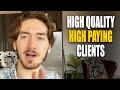 How to *Attract* HIGH QUALITY HIGH PAYING Clients WITHOUT Spinning Your Wheels on Constant Marketing