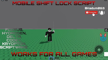 New Mobile Shift Lock Script Works For All Games 🔥 | Fluxus Hydrogen Delta CodeX Kryopton ScriptWare