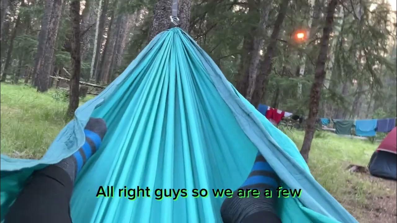 I survived in a hammock for 24 hours! YouTube