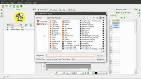 TupiTube Desk: Library Example