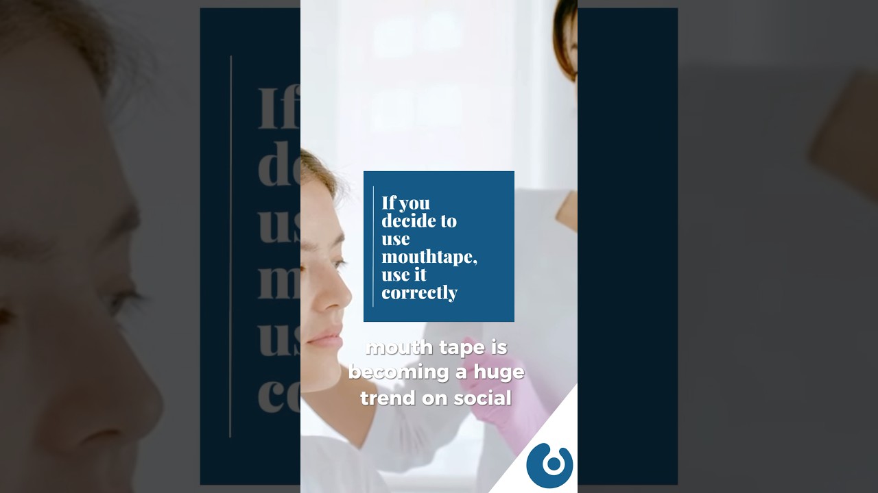 Mouth Tape - jawline, mouth breathing, face shape 😳