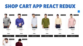 Build Shop Cart App with React JS + Hooks + Redux screenshot 1