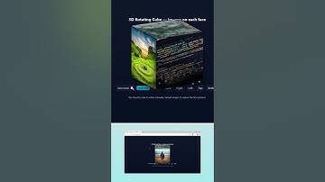 This image 3D cube Rotation is mesmerizing|CSS Magic! #css #coding #shortsfeed