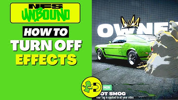 Need For Speed Unbound How to Turn Off Effects