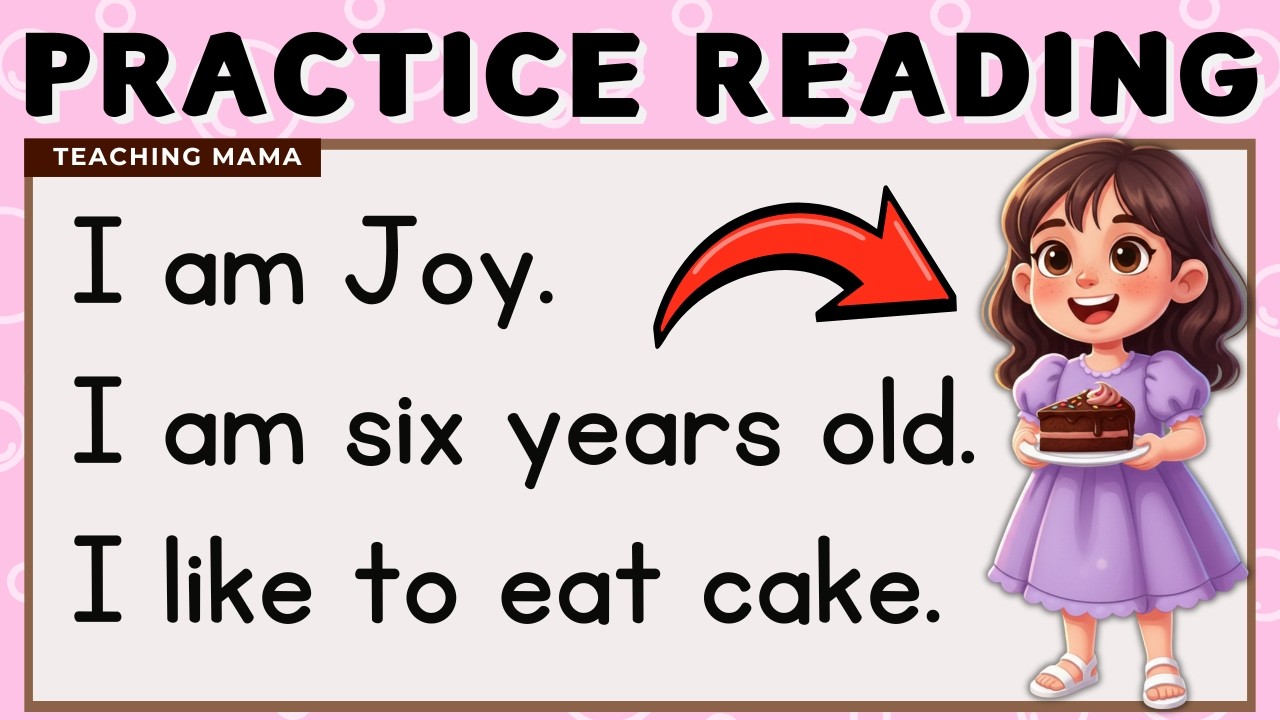 LET'S READ! | ENGLISH READING | SIMPLE SENTENCES FOR KIDS GRADE 1 ...