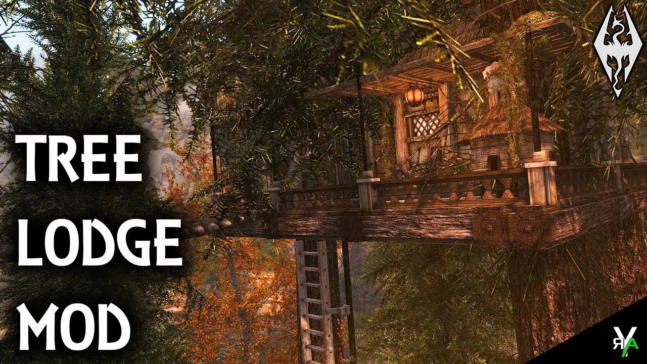 TREE LODGE: Unique Player Home- Xbox Modded Skyrim Mod Showcase
