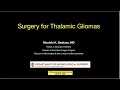 Uwmadison neurosurgery grand rounds dr mustafa baskaya speaking microsurgery for thalamic gliomas