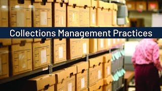 Collections Management Practices - Appalachian Region