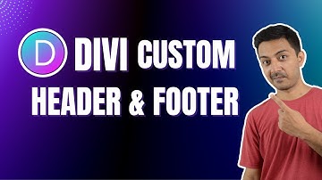 Master Header & Footer Designs in DIVI theme builder