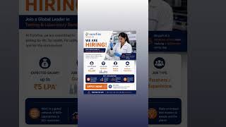 Follow and dm for the application linkAll job links #hiring #itjobs #techjobs #applynow #fresherjobs