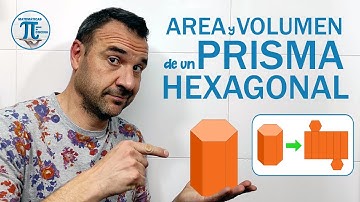 ÁREA TOTAL y VOLUMEN de un PRISMA HEXAGONAL 6️⃣ ¡Rápido, fácil y muy barato! 💰