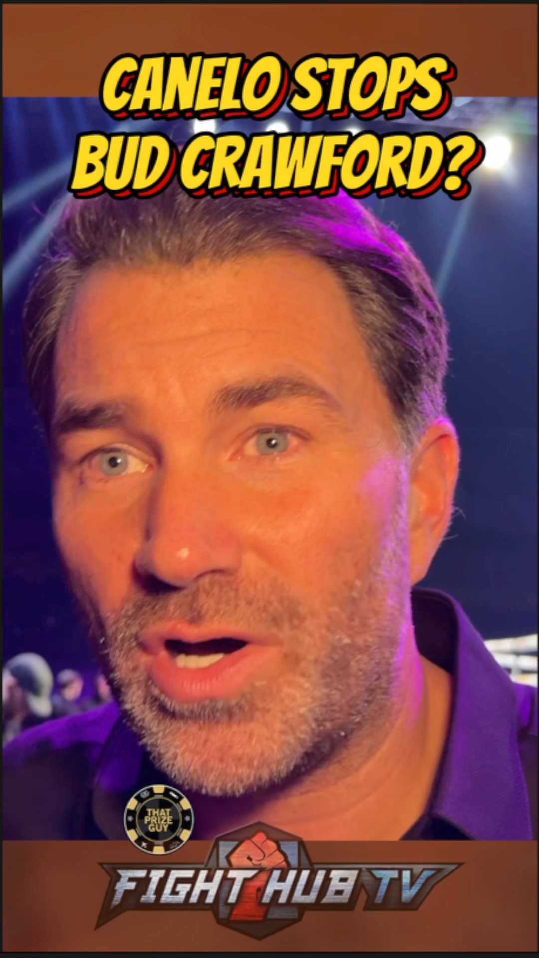 Eddie Hearn FAVORS Canelo to BEAT Crawford, possibly by STOPPAGE!