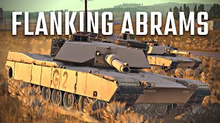Leading a M1A2 Tank Platoon to Maneuver and Flank against T-90s and BMPs