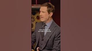 Romesh Ranganathan pitches Jimmy Carr on a protagonist who's a little...too into animals.