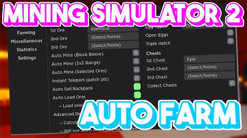 Roblox | Mining Simulator 2 Script | AutoMine, AutoSell, Unlock Every layer and MORE!