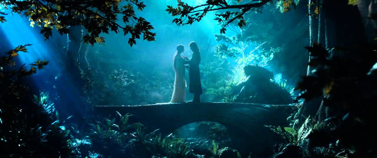 Arwen and Aragorn - Romantic Scene - HD - YouTube