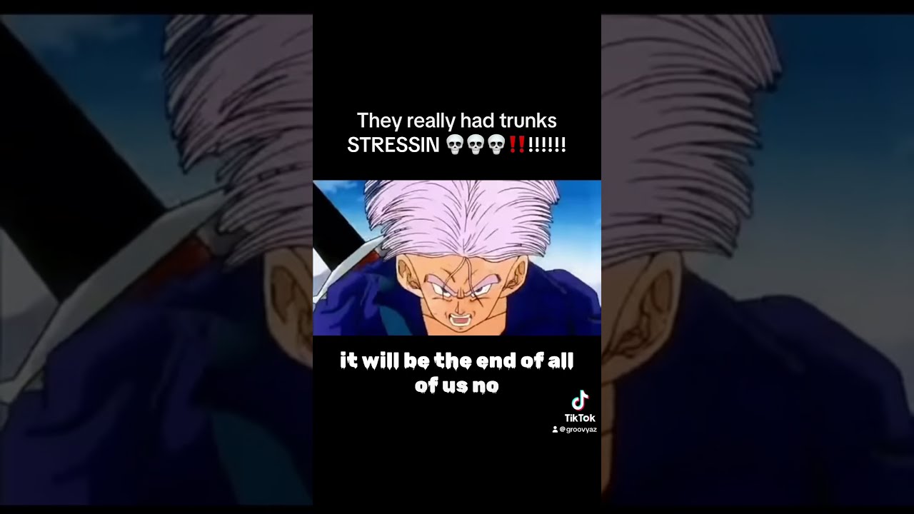 Z Fighters Weren T Doing Nothing And Made Trunks Crash Tf Out Dbz Dragonballz Anime Goku