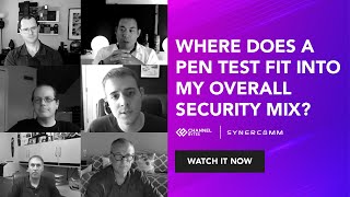 Where does a pen test fit into my overall security mix? Wealth
