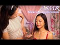 ASMR Relaxing Makeup Artist Session 4 featuring Cyrille ~ Red Lips & Glowy Vibes