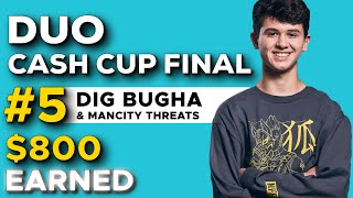 HOW BUGHA GOT 5TH IN DUO CASH CUP FINALS   ( w/Treats) ($800)