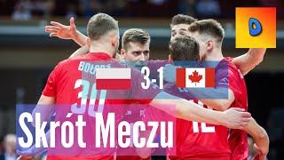 Siatkówka Polska vs Kanada 3-1 Liga Narodów Skrót Meczu 2024