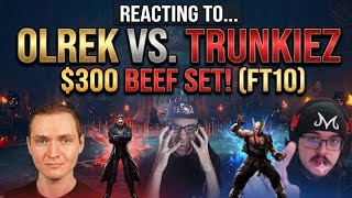 Reacting to the INSANE $300 Tekken Beef Set! (Trunkiez vs Olrek)