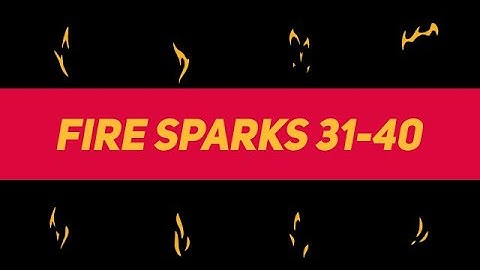Liquid Elements Fire Sparks 31-40 Motion Graphics Templates