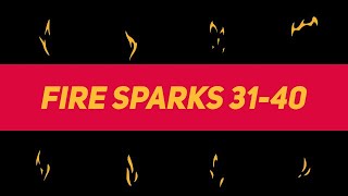 Liquid Elements Fire Sparks 31-40 Motion Graphics Templates