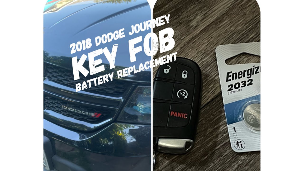 dodge journey key fob battery replacement