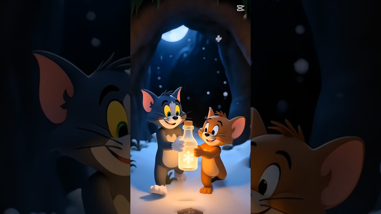 Tom and Jerry in the Magic Bottle 🧊✨ | A Heartwarming Friendship Story | Cartoon Short"