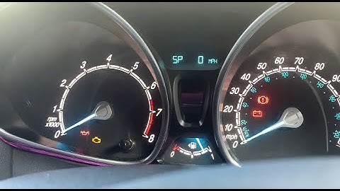 How to get a digital speedo- fiesta