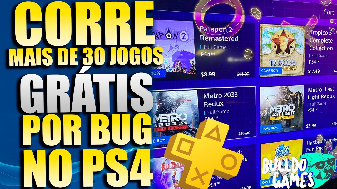 NOVO BUG, PLAYSTATION NOW PRA SEMPRE & NOVEMBRO JOGOS GRÁTIS 