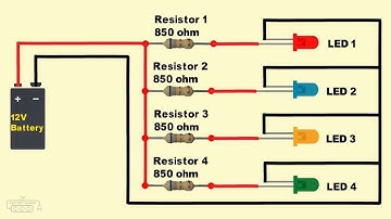 Multiple LED Series And Parallel Circuit Diagram