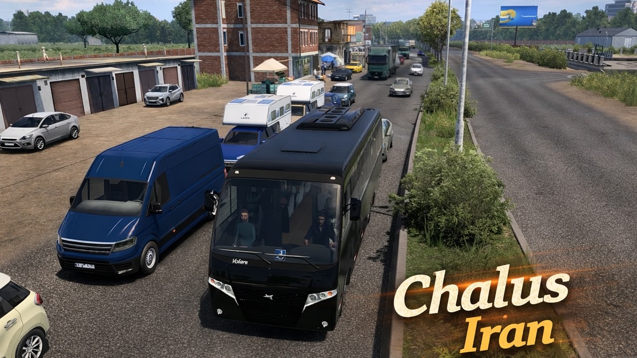 Chalus Iran | Beyond | ETS2 v1.57.2.4s | Euro Truck Simulator 2 (No Commentary)